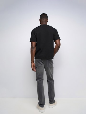 Regular Pantalon chino Salsa Jeans en gris