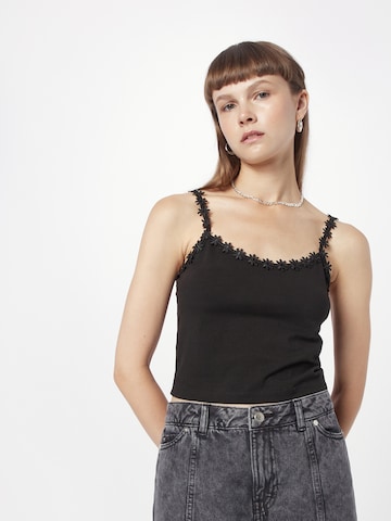 ABOUT YOU Top 'Dinah' in Black: front