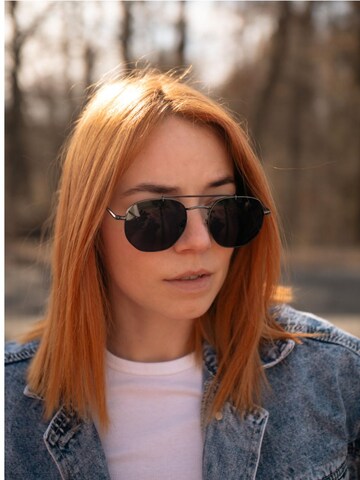 Lunettes de soleil 'Murob' VEYREY en argent