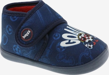 Ciabatta 'Indoor Shoe' di Beppi in blu: frontale