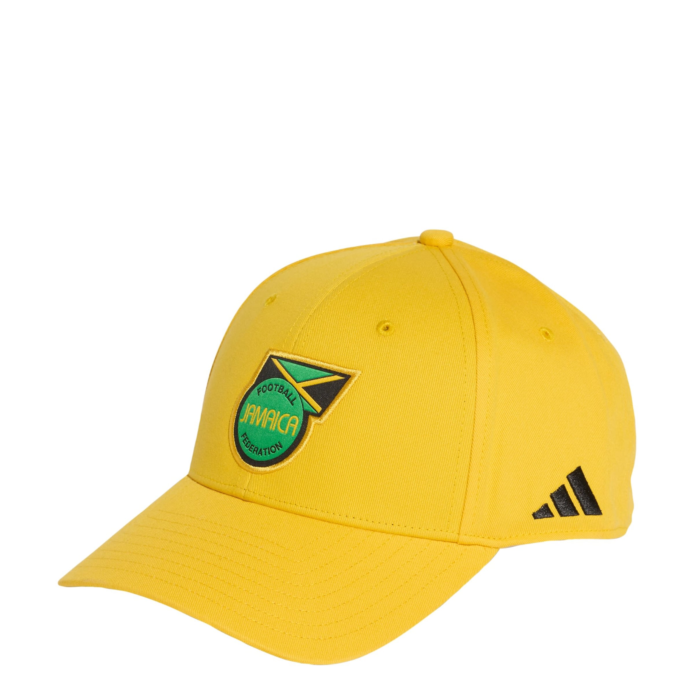 ADIDAS PERFORMANCE Sportcap 'Jamaika 26 x Bob Marley Baseball' in gelb / schwarz, Produktansicht