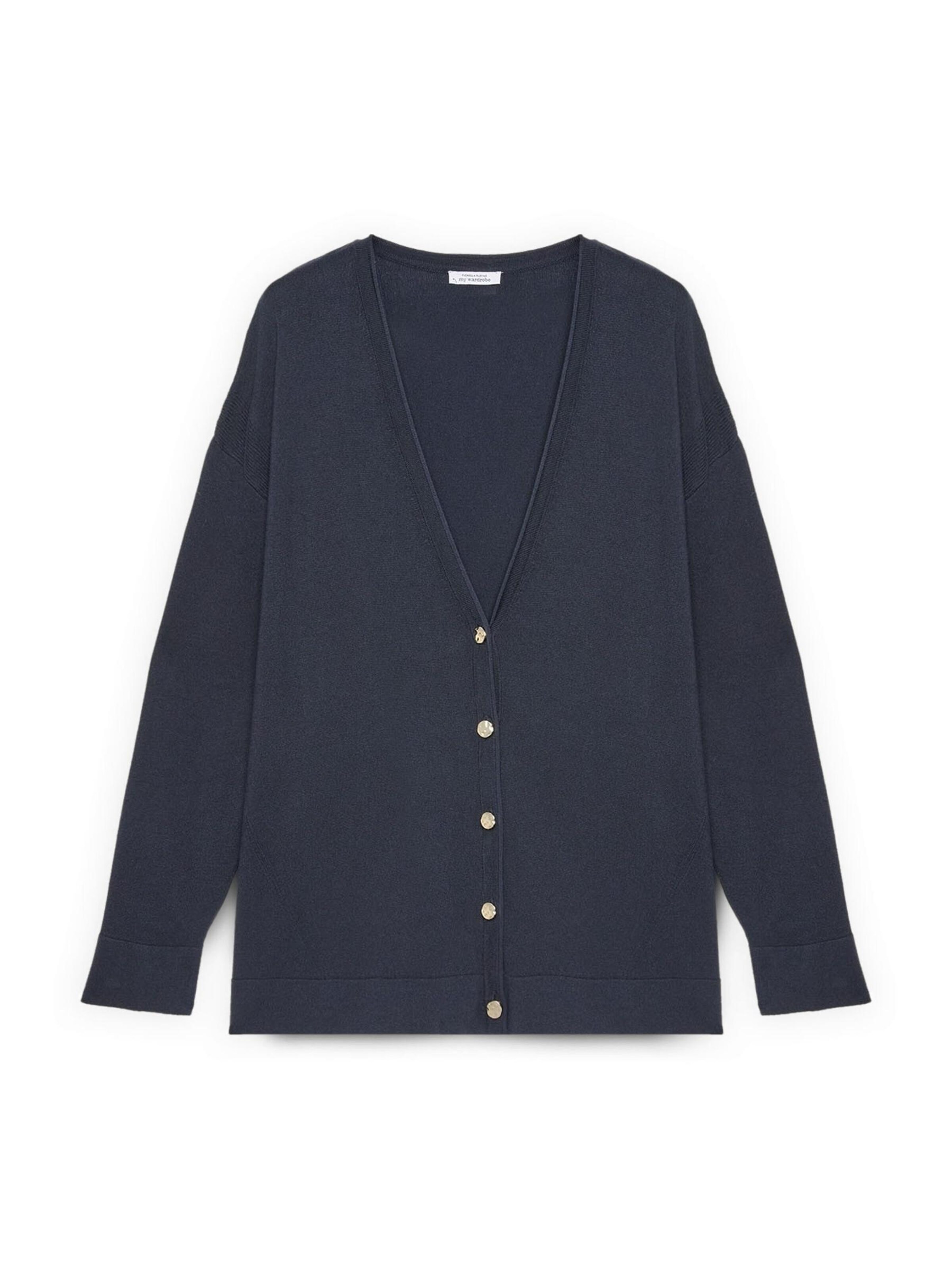 Fiorella Rubino Knit cardigan in Blue: front