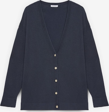 Cardigan Fiorella Rubino en bleu : devant