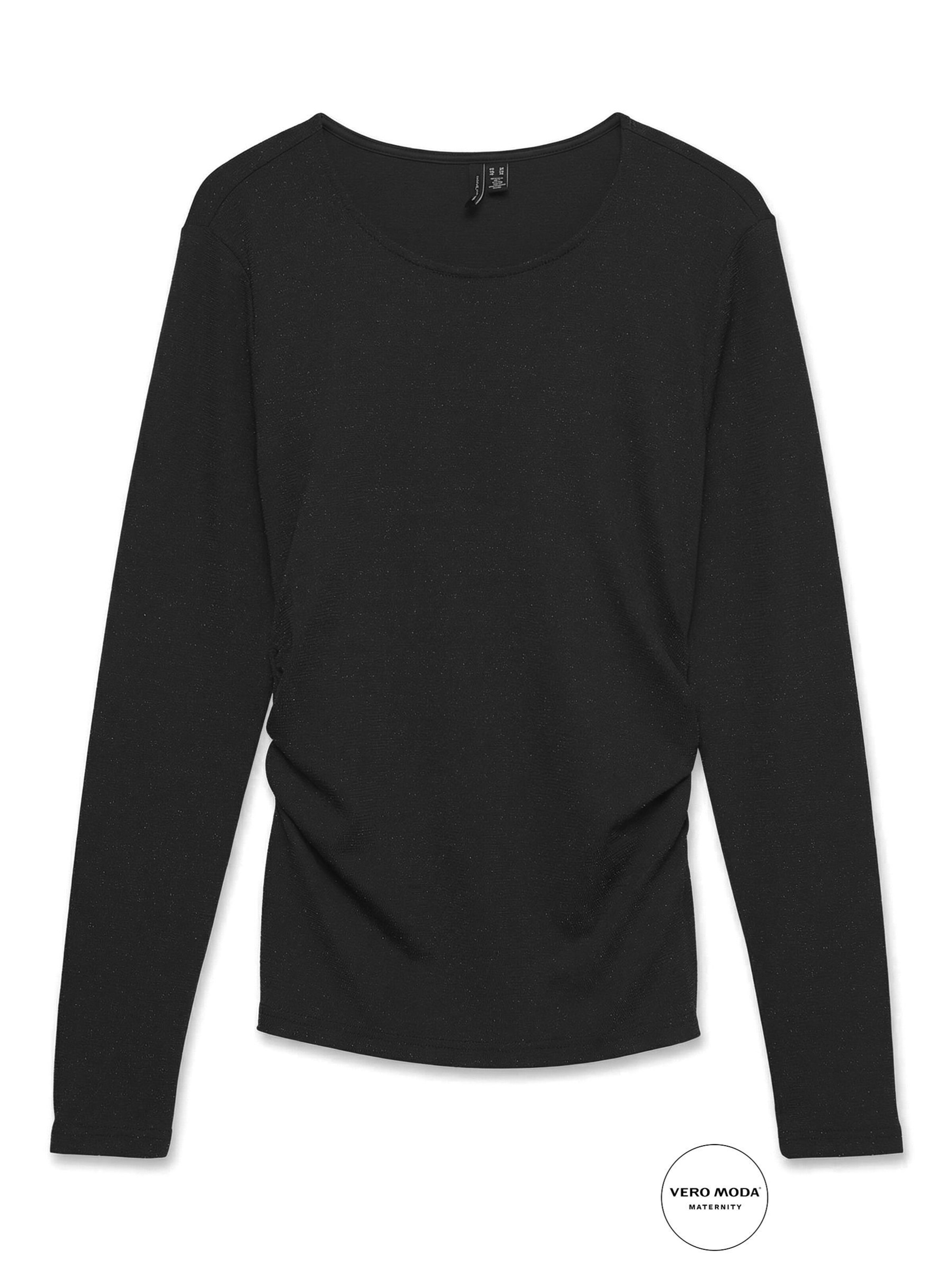 Vero Moda Maternity - Camiseta 'VMMKanva' en negro: frente