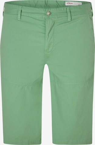 Pantalon chino s.Oliver en vert : devant