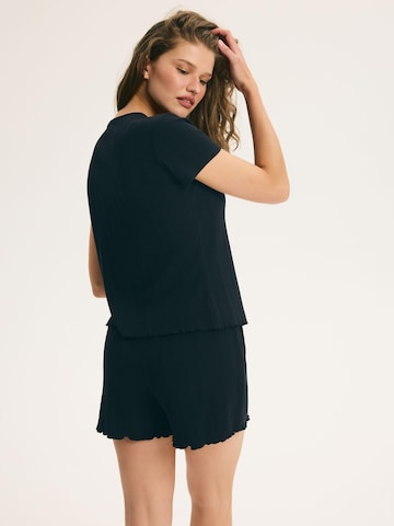 ESOTIQ Pyjama 'Pearl' in Zwart