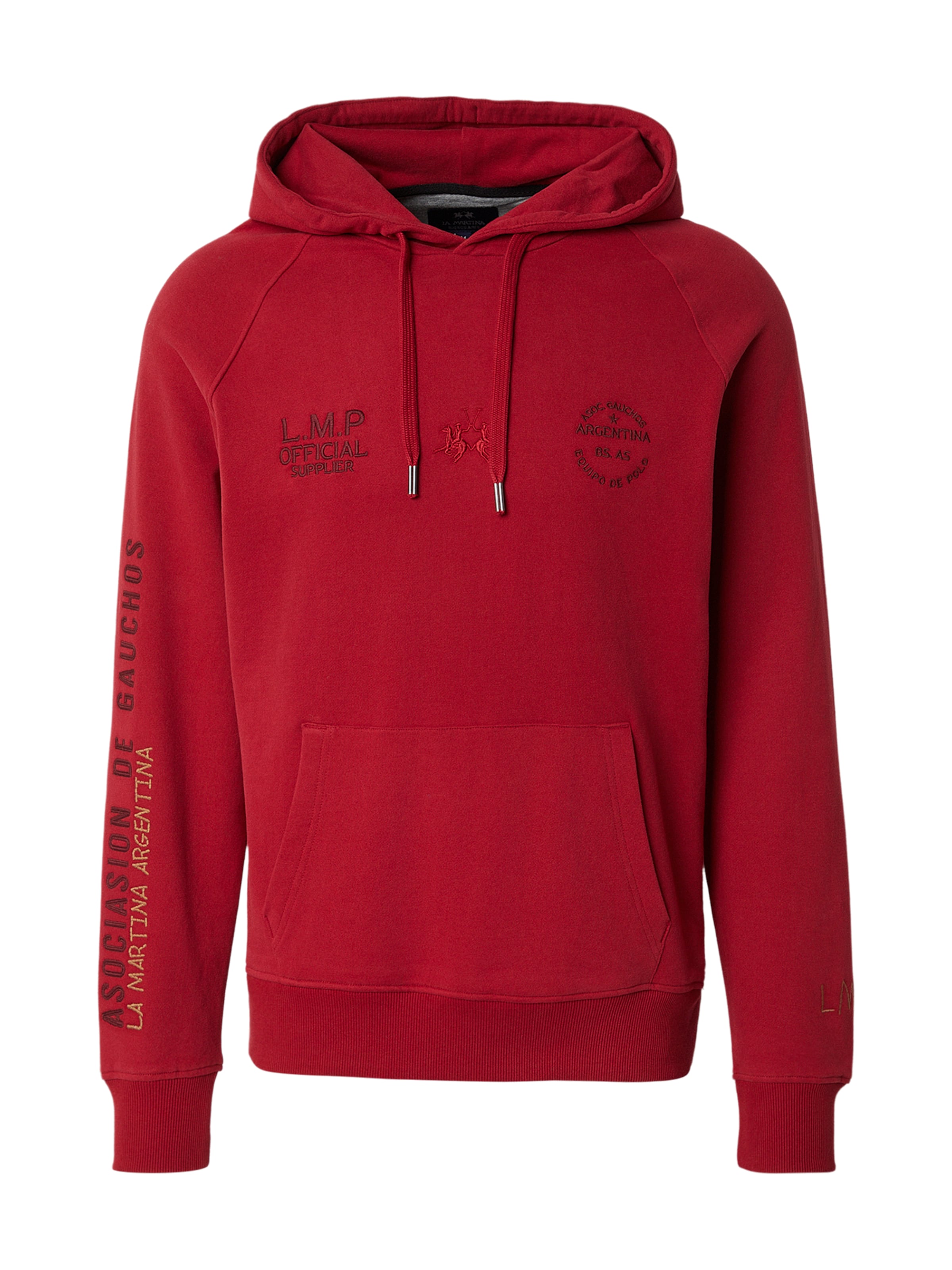 Sweat-shirt La Martina en rouge : devant