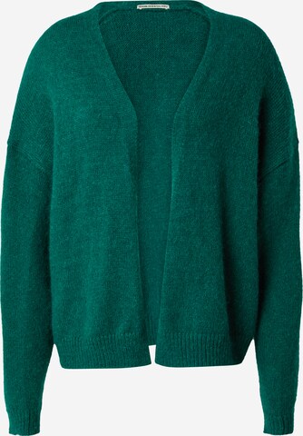 DRYKORN Плетена жилетка 'MIRALA' в зелено: отпред