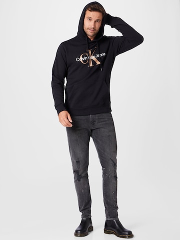 Calvin Klein Jeans Μπλούζα φούτερ 'Essentials' σε μαύρο