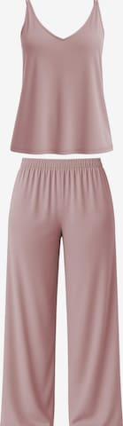 Vivisence Pyjama '2046' in Roze: voorkant