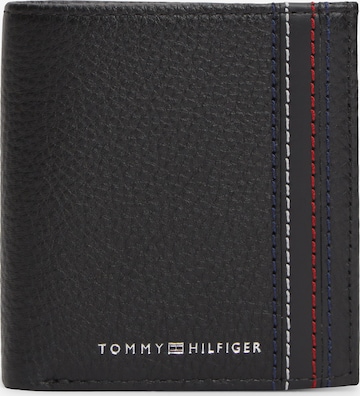 TOMMY HILFIGER Kukkaro 'CENTRAL TRIFOILD' värissä musta: etupuoli