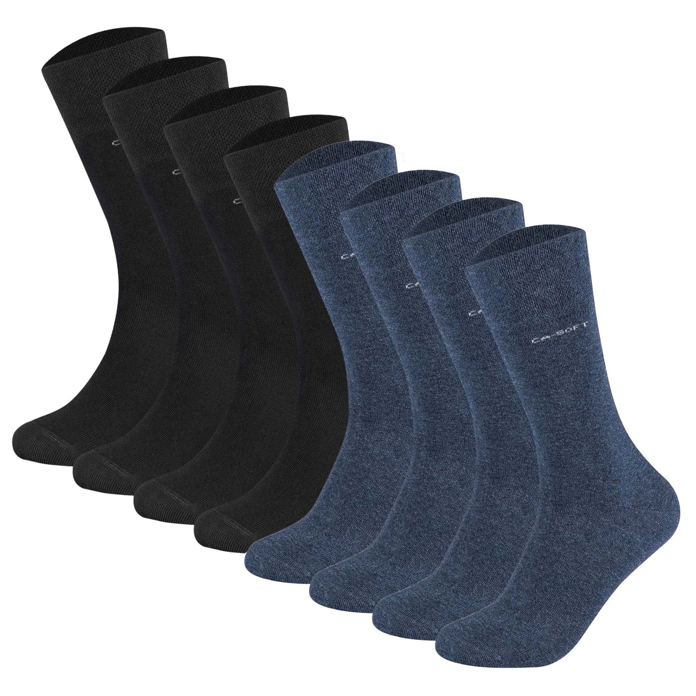 camano Socken in Blau: Vorderseite