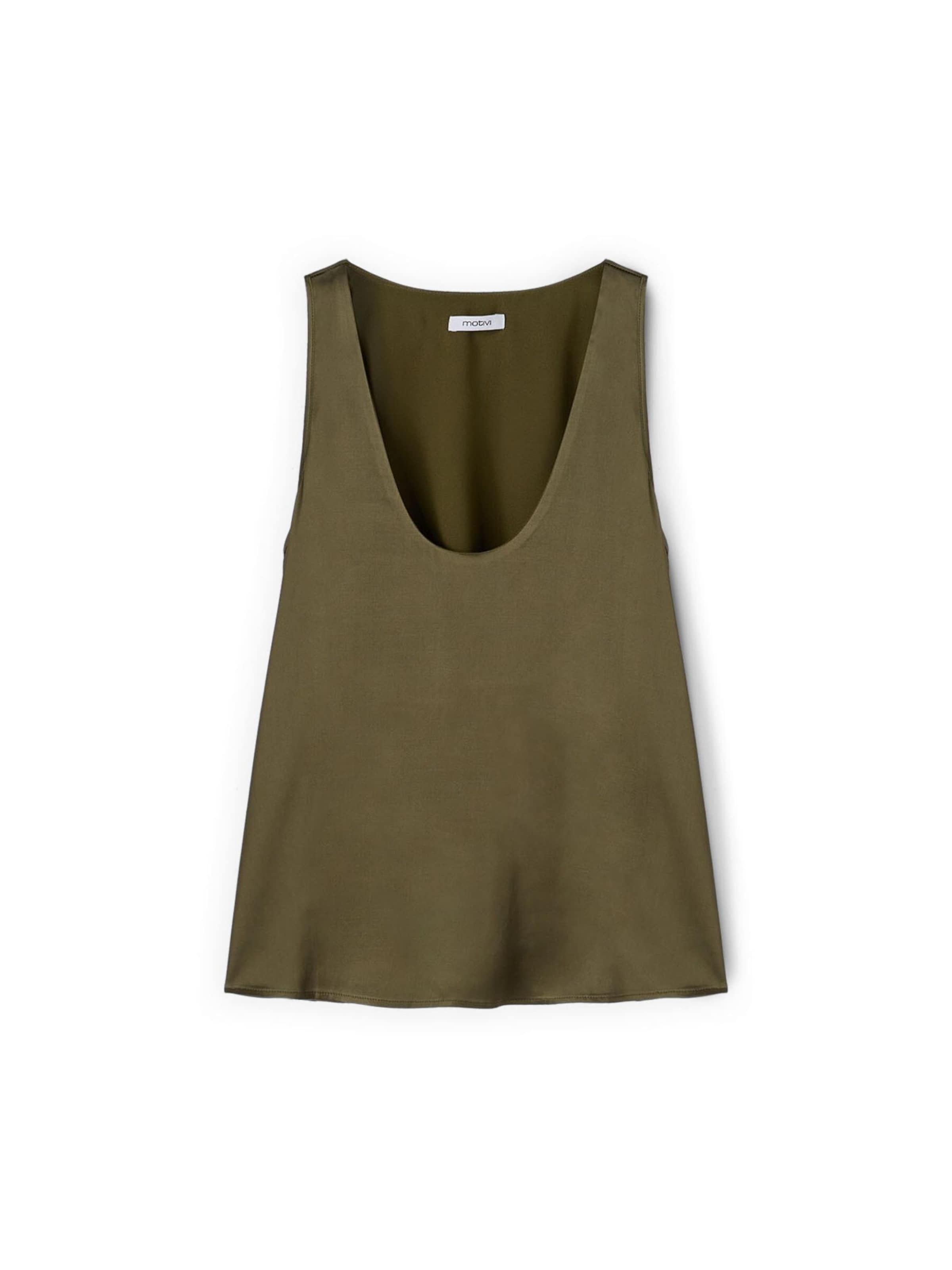 MOTIVI Top in Groen: voorkant