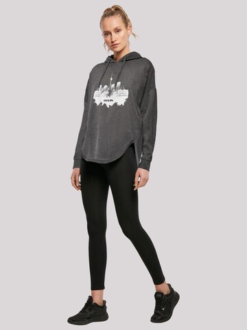 F4NT4STIC Sweatshirt 'Cities Collection - Berlin skyline' in Grijs