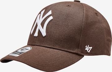 Casquette 'MLB New York Yankees' 47 en marron : devant