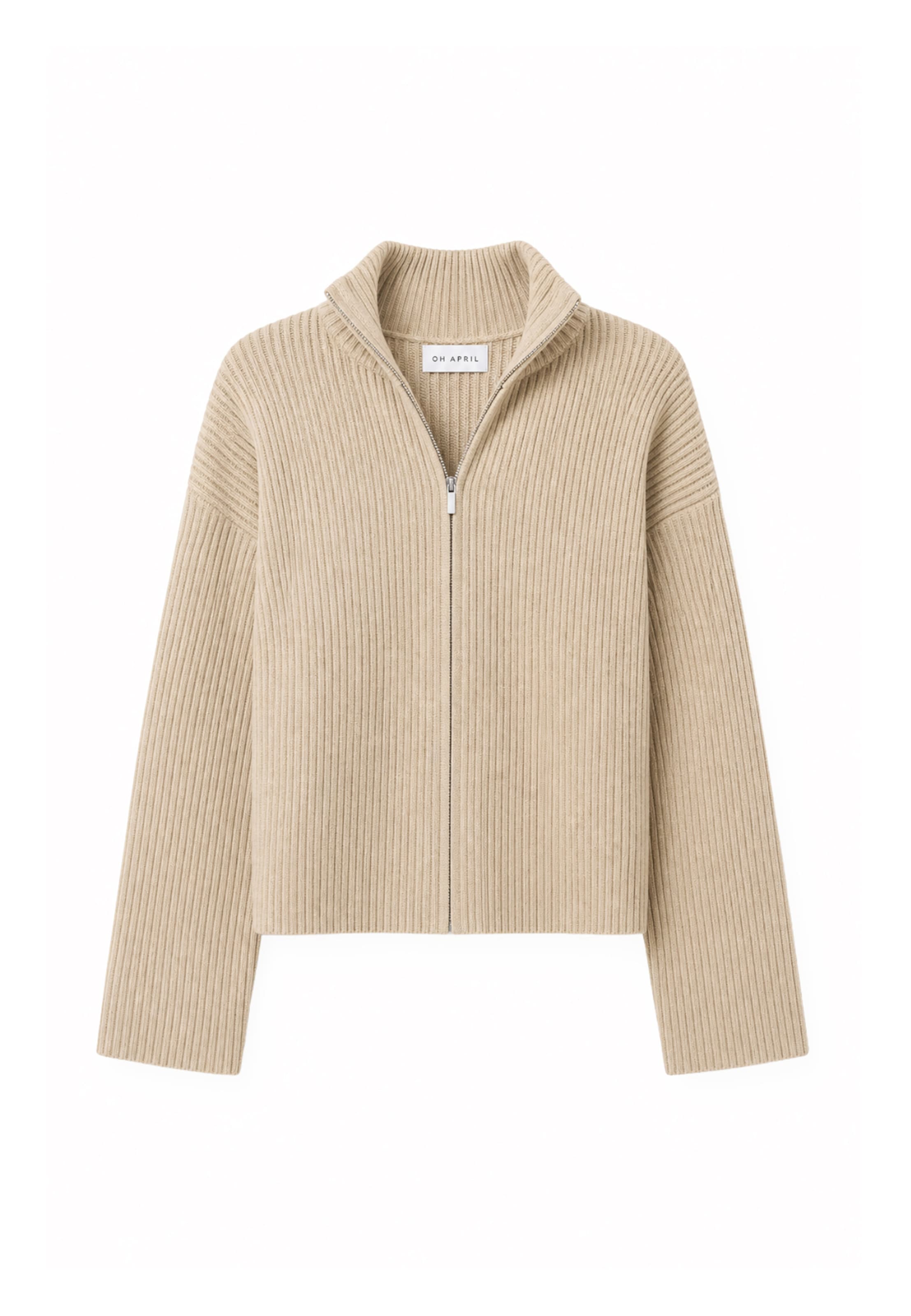 OH APRIL Knit cardigan 'Eleni' in L in Cream, Item view