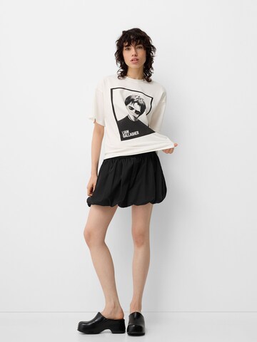 Bershka Spódnica w kolorze czarny