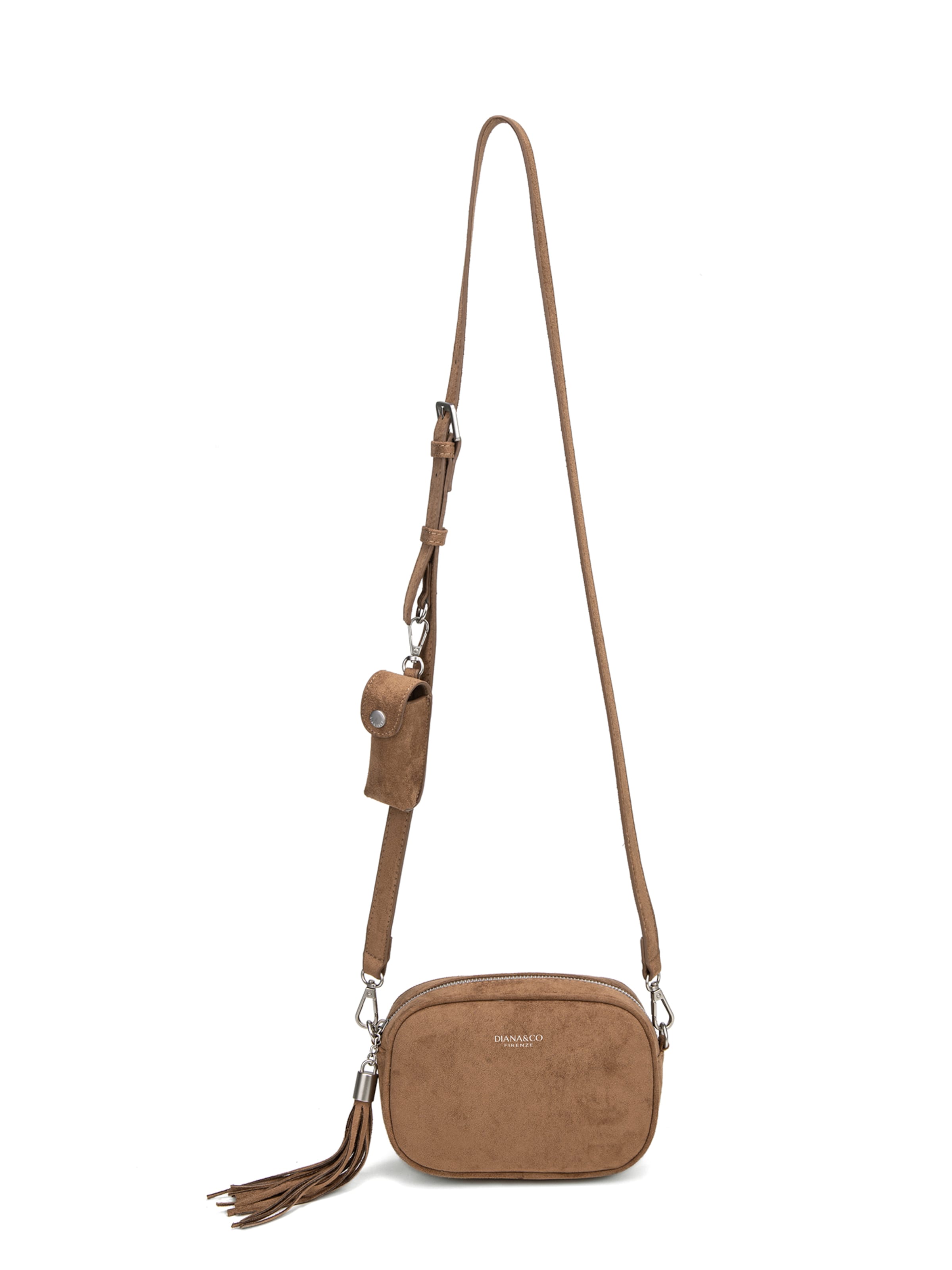 Borsa a tracolla di Diana&Co. in marrone