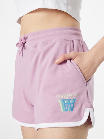 WOOD WOOD Regular Broek 'Tia' in Roze