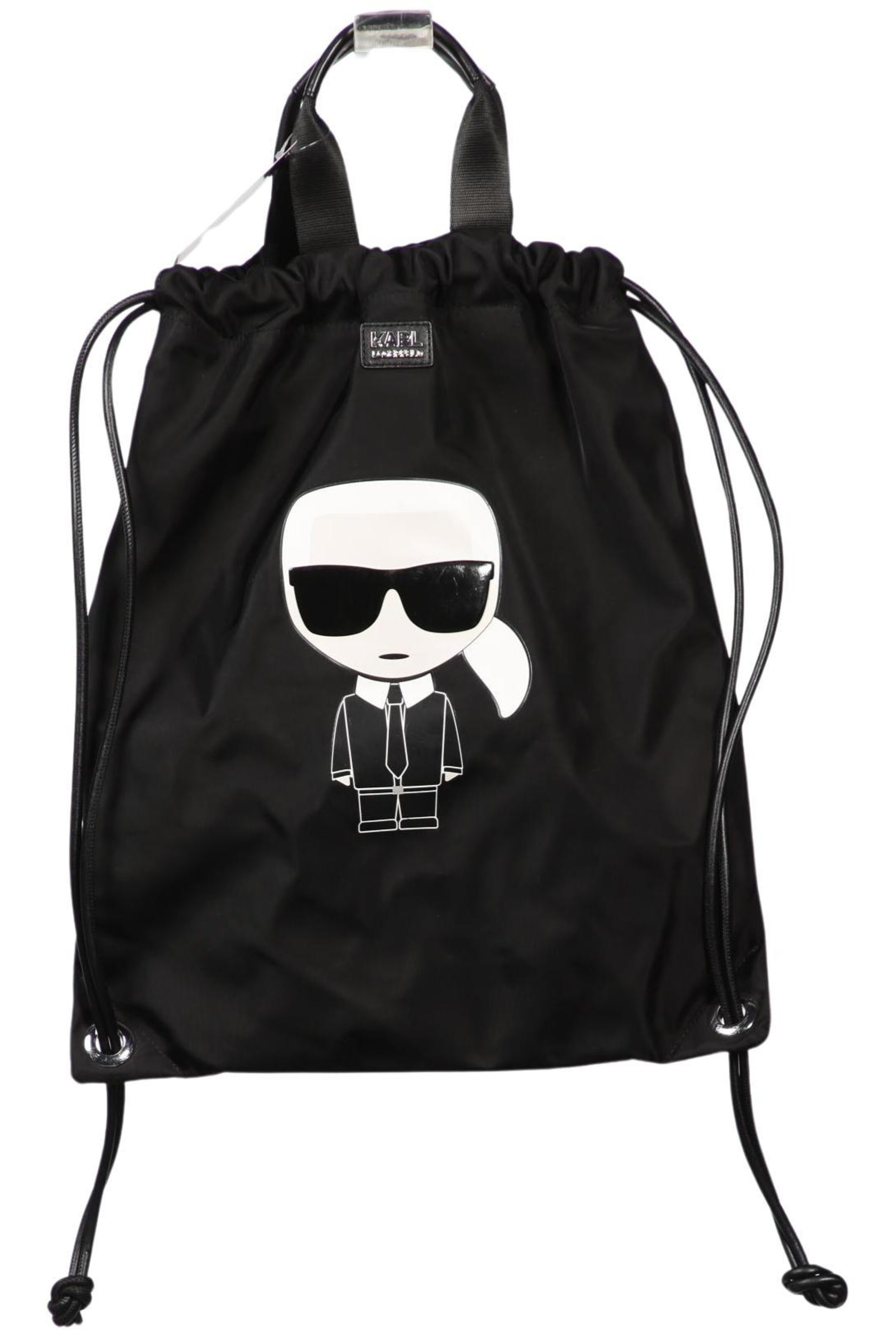 Karl Lagerfeld Backpack in One size in Black: front