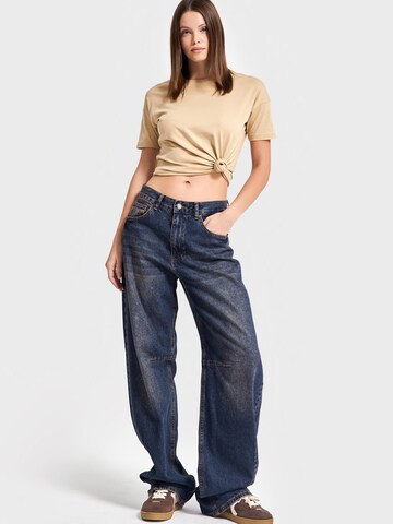 IT'S BASIC Baggy Jeans 'LUNA Baggy Mid Rise' in Blauw