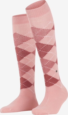 BURLINGTON Overknee Strümpfe 'Whitby' in Pink: Vorderseite