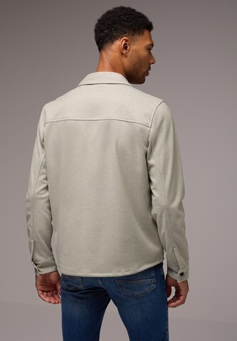 Street One MEN Regular fit Button Up Shirt in Beige