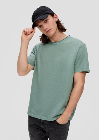 T-Shirt QS en vert : devant