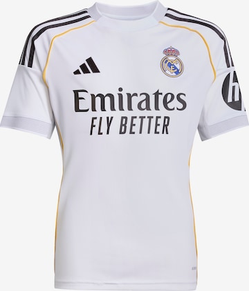 ADIDAS PERFORMANCE - Camiseta funcional 'Real Madrid 25/26' en blanco: frente