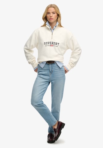 Sweat-shirt Superdry & Co en blanc
