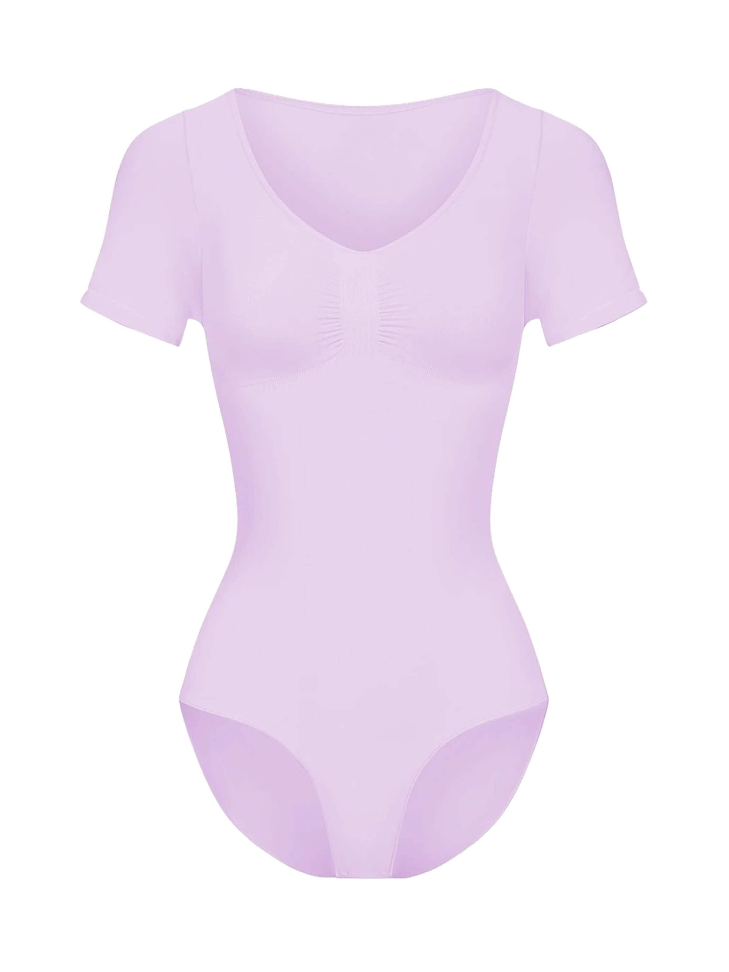 cfab Shaping bodysuit 'T-Shirt Bodysuit Sculpting Shapewear mit String' in 4XL in Lavender, Item view
