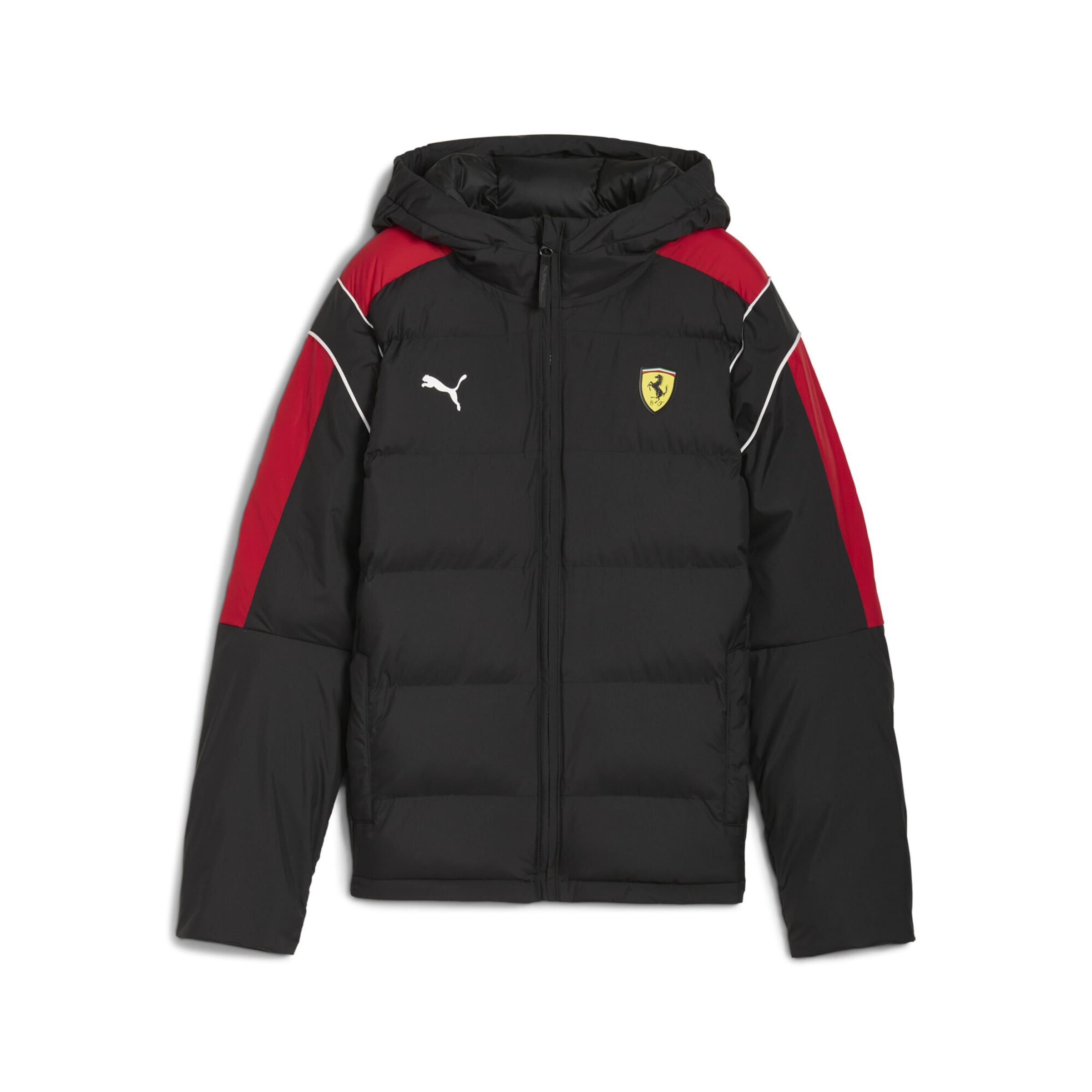 PUMA Jacke 'Scuderia Ferrari' in Schwarz: Vorderseite