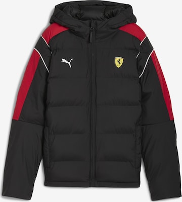 PUMA Winterjas 'Scuderia Ferrari' in Zwart: voorkant