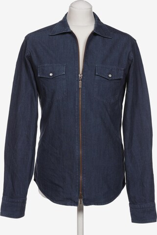 ETON Button Up Shirt in S in Blue: front