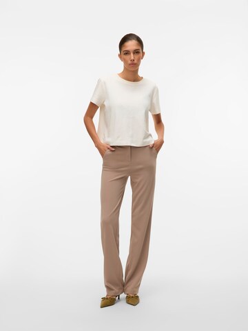 VERO MODA Regular Byxa i beige