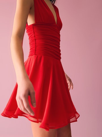 Bershka Dress in Red