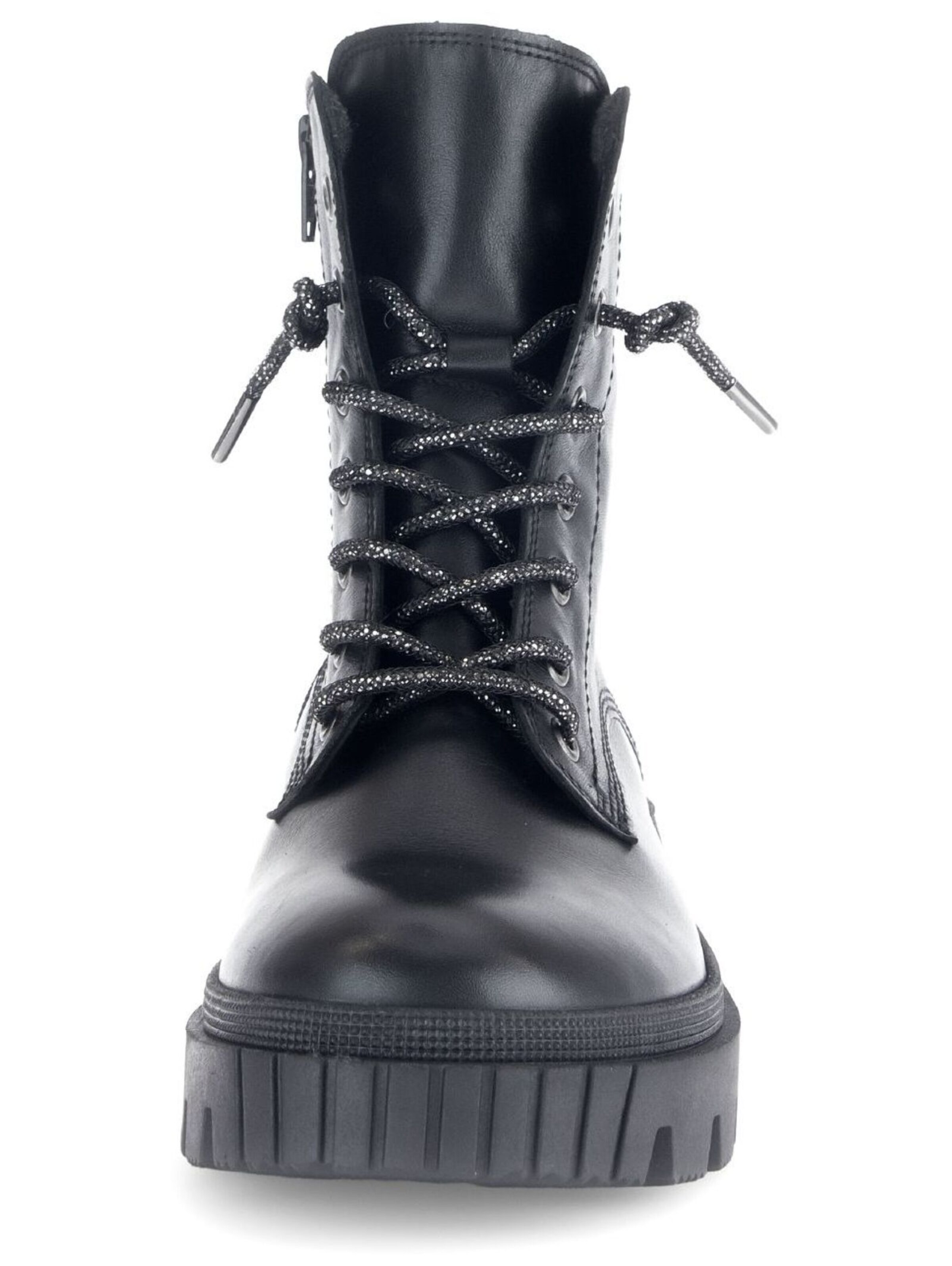 GABOR Lace-up bootie in Black