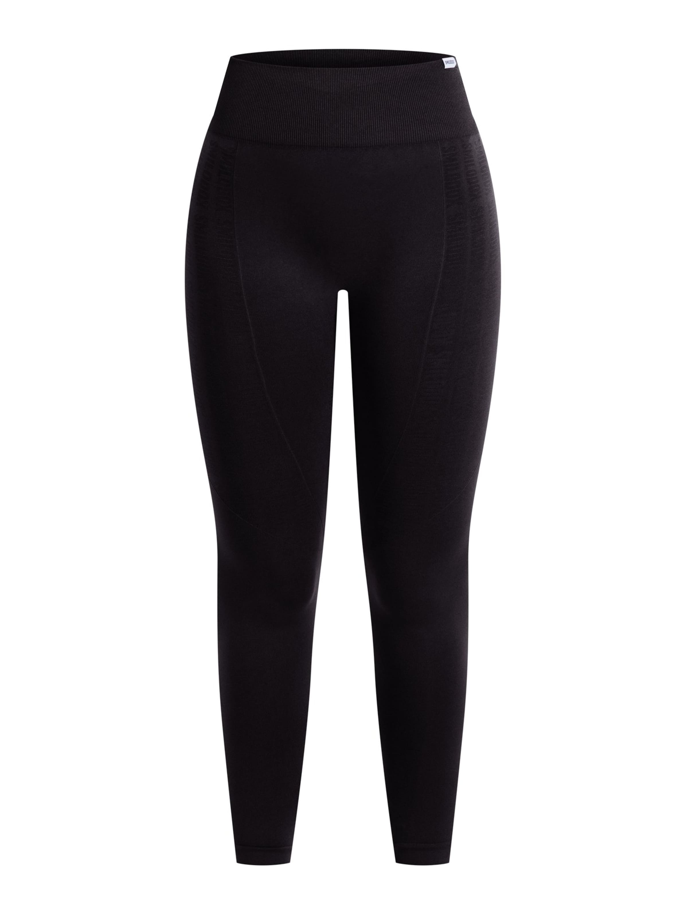Smilodox Slim fit Leggings ' Layne ' in Black: front