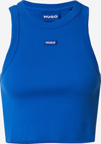 HUGO Topp i blå: framsida