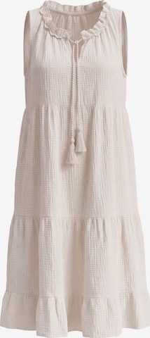 Seasons of April Dress in Beige: front