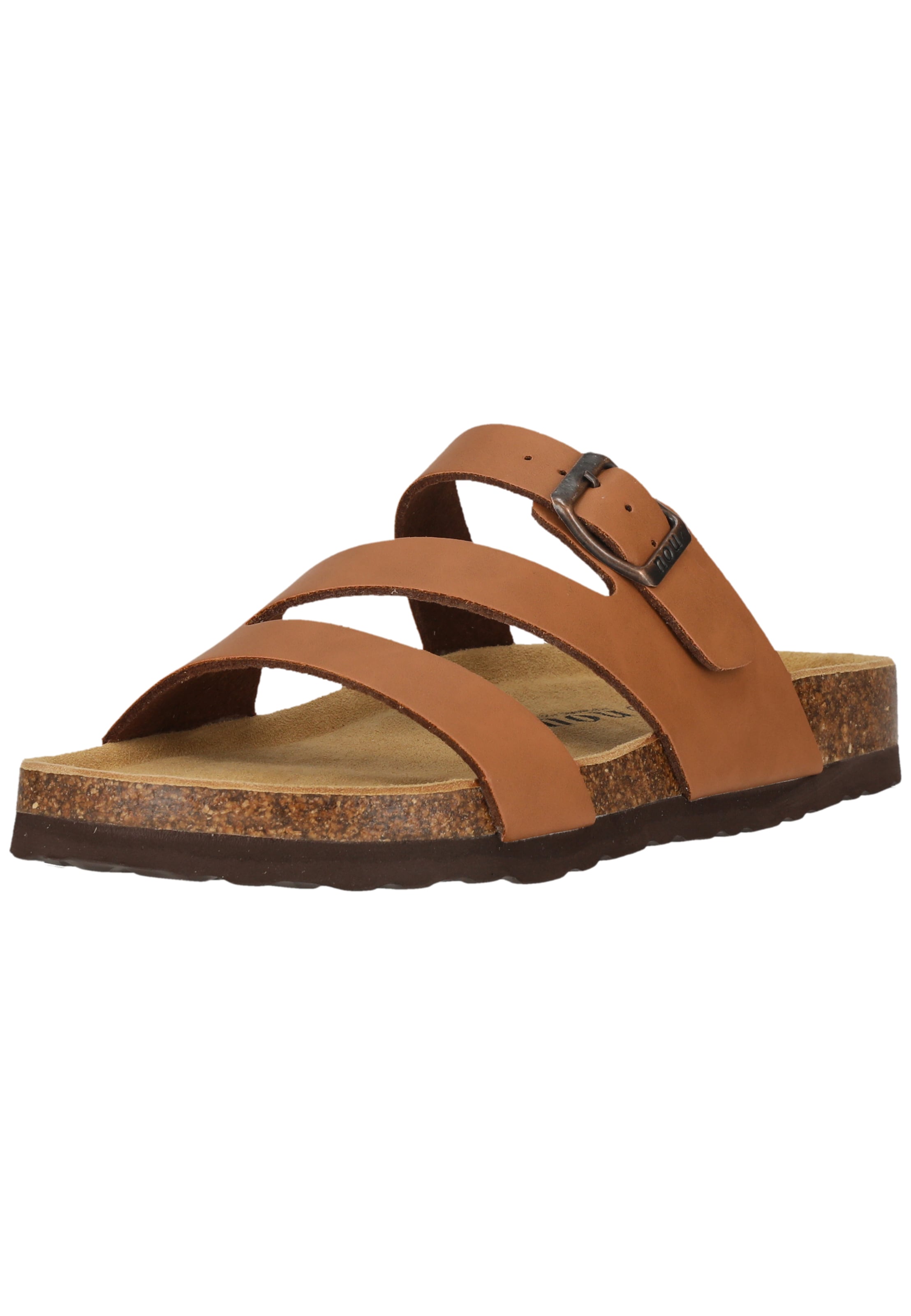 NOU Sandalen 'Barhil V2' in Braun: Vorderseite