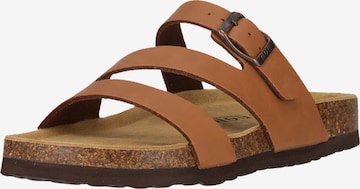 NOU Sandalen 'Barhil V2' in Braun: Vorderseite