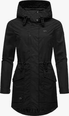Ragwear Funkcionalna jakna 'Alysa' | črna barva: sprednja stran