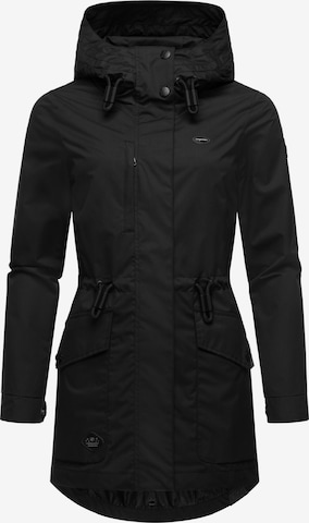 Ragwear Toiminnallinen takki 'Alysa' värissä musta: etupuoli