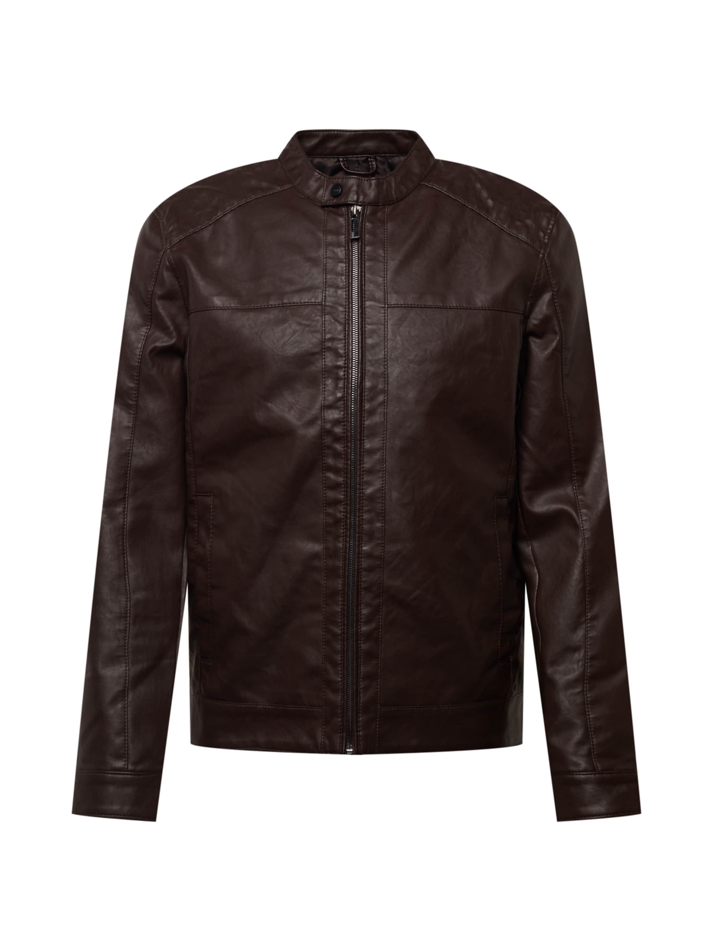 Only & Sons Regular Fit Jacke 'MIKE' in Braun: Vorderseite