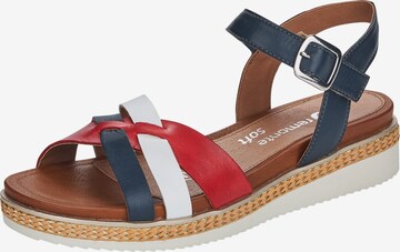 REMONTE Sandals in Blue: front