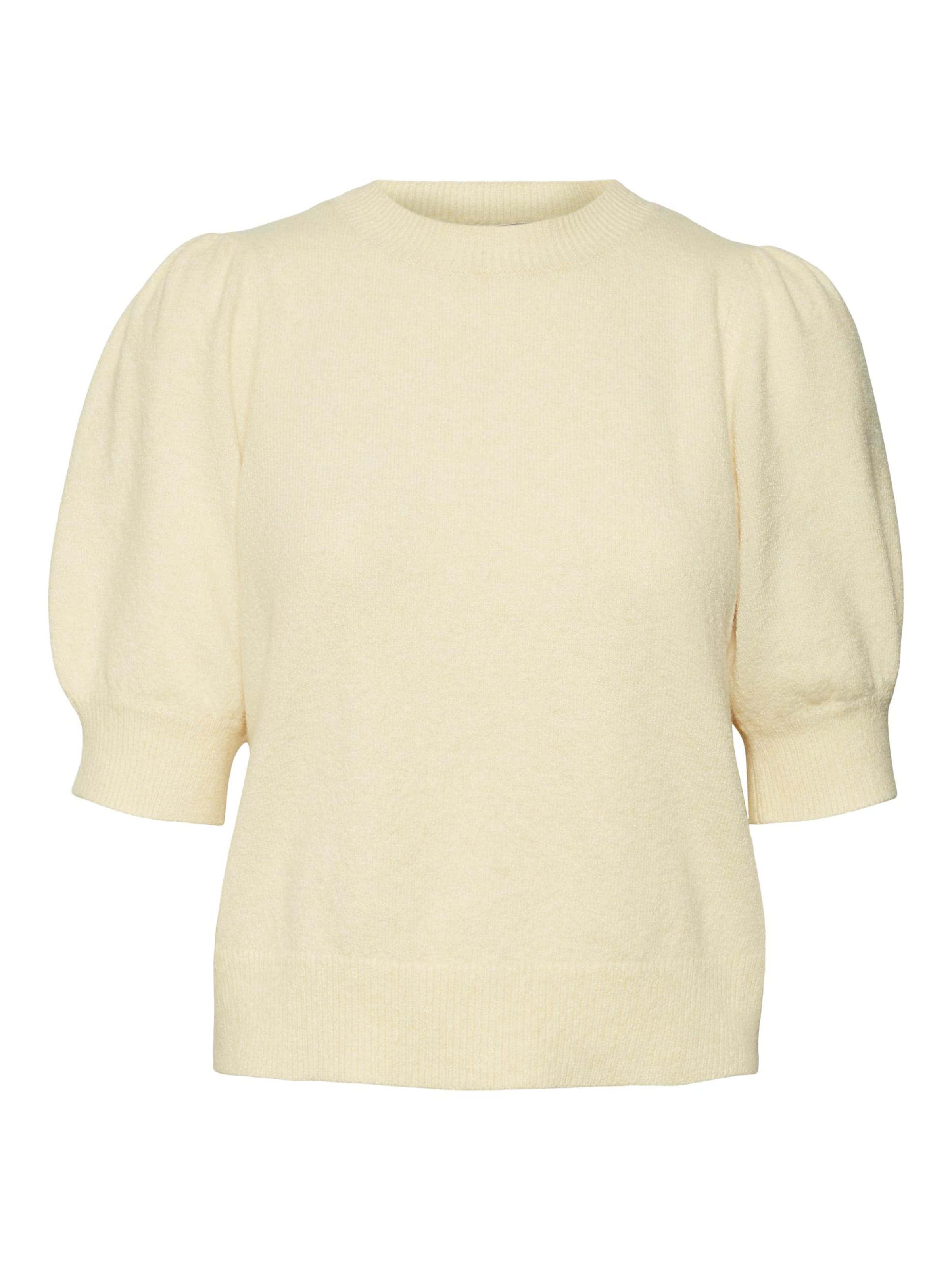 VERO MODA Sweater 'VMDoffy' in Beige: front