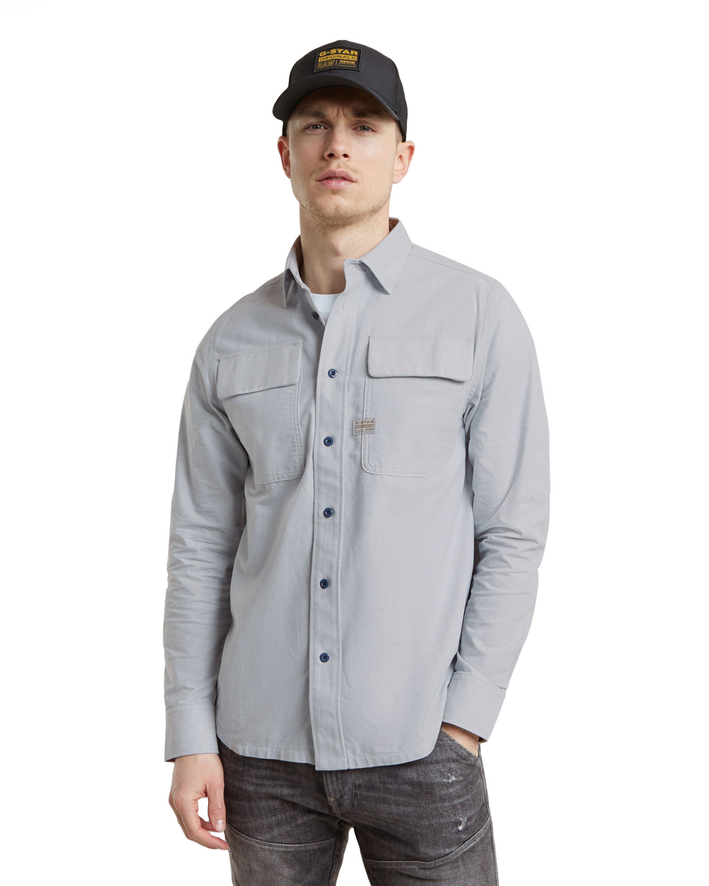 G-STAR Regular fit Button Up Shirt in Mixed colours: front