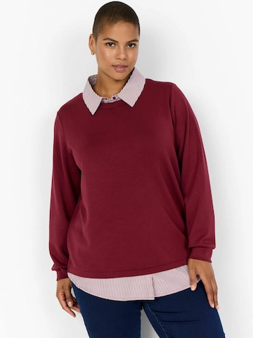 Wasabi Concept Pullover i rød: forside
