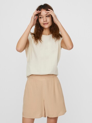 Haut VERO MODA en beige : devant